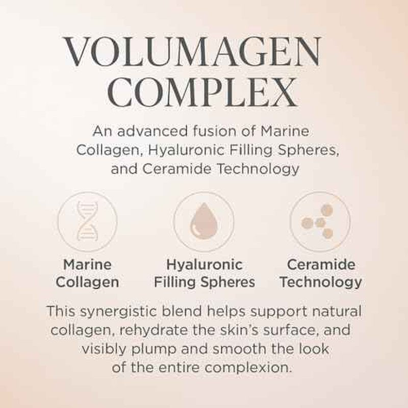 Consult Beaute Volumagen - Collagen Facial Serum Concentrate for Nourishing & Plumping Skin - Hydrates and Temporarily Fills for Smoother, Bouncy Skin - Hyaluronic Acid & Vitamin C - 2 Fl. Oz.