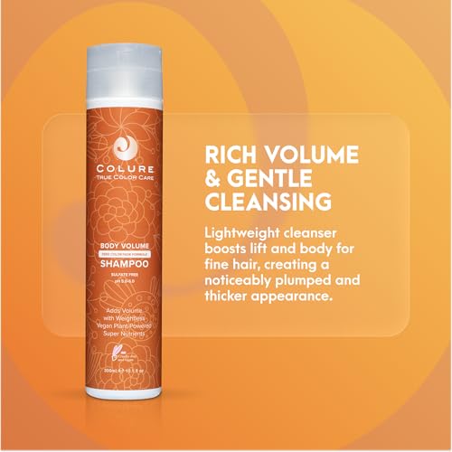 COLURE Volumizing Body Shampoo 10 Fl Oz - Sulfate-Free Thinning Hair Wash - Variation of THIS listing
