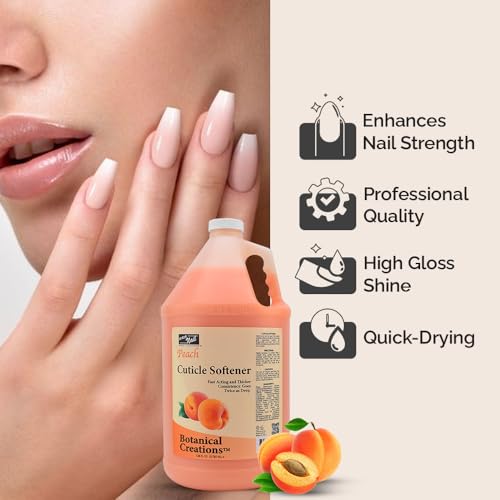 PRO NAIL Cuticle Remover - 128 Oz, Softens & Nourishes Nails, Infused with Panthenol, Collagen, Vitamins & Oils