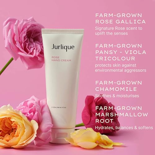 Jurlique Rose Hand Cream for Dry Skin - Nourishing 1.35 Fl Oz