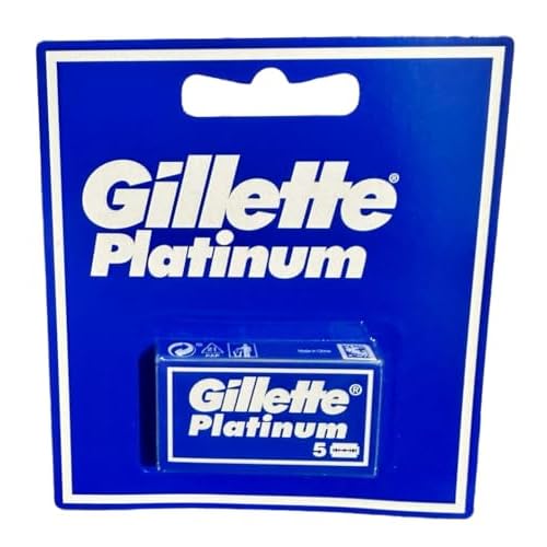 50 Gillette Platinum Double Edge Razor Blades