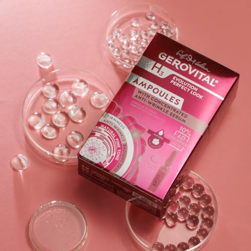 Gerovital EVOLUTION PERFECT LOOK 10% Hyaluronic Acid Serum 4D ? Anti-Wrinkle Ampoules (10 x 2 ml)