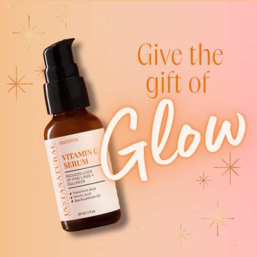 Vitamin C Face Serum - Brightening & Hydrating Serum for All Skin Types - 1 Fl Oz
