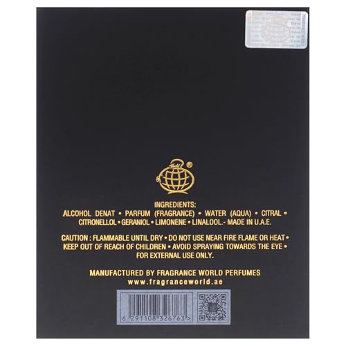 Fragrance World Imperium EDP 100 ml Unisex Amber Wood Edition — Ambergris, Leather, Vanilla, Aquatic citrus
