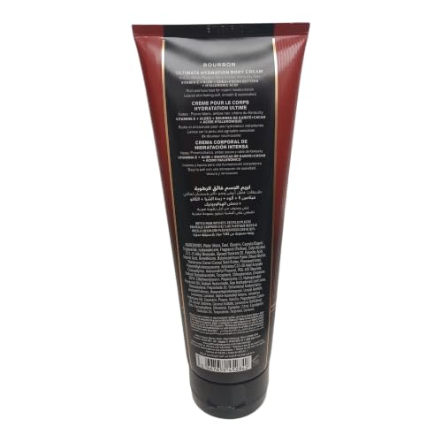 Bath & Body Works Bourbon Set - Shea Body Cream, 3-in-1 Hair & Body Wash, Deodorizing Body Spray