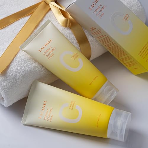 Vitamin C Cleansing Foam/Face Wash All Skin,Vitamin Capsules,Vegan,Low pH, /4.05 fl.oz.