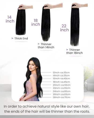 Clip-In Hair Extensions Brown Blonde Balayage 18 Inch 80g - Light Brown Variation 1-A-#8/18/60