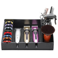 Small Plastic Barber Organizer Tray for Trimmers, Razors, Scissors & Combs