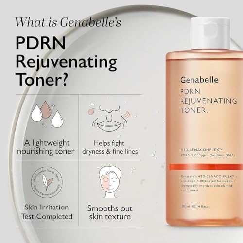 Genabelle PDRN Rejuvenating Toner - Deep Hydration & Skin Barrier Support, Glass Skin, 300ml
