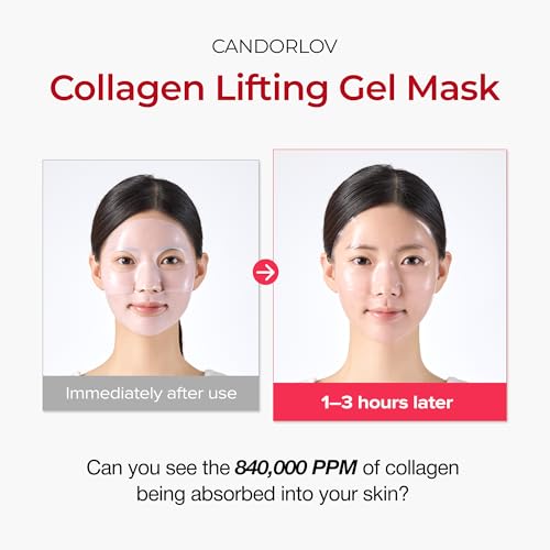 CANDORLOV Korean Collagen Duo Face Mask & Hydrating Glass Cream - Anti-Aging & Firming