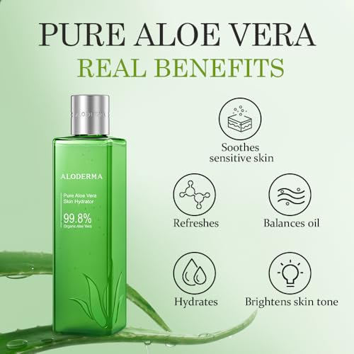 All Purpose Aloe Vera Gel Set - 3 Pieces - Skin Hydrator, 114g Aloe Vera Gel & 45g Aloe Vera Gel Travel Size