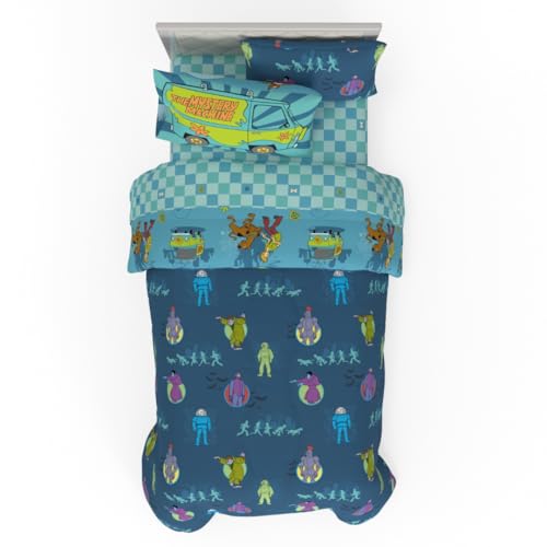 Franco Scooby Doo Scoobtober Twin Bedding Set | Reversible Comforter & Sheets
