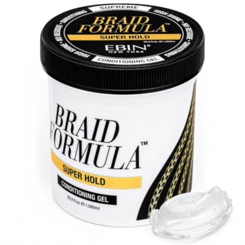 EBIN NEW YORK Super Hold Braid Conditioning Gel - 35.2 Fl Oz