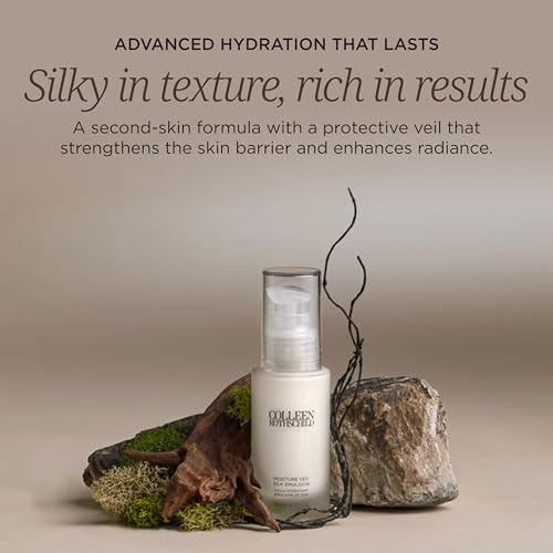 Colleen Rothschild Moisture Veil Silk Emulsion Face Moisturizer with Hyaluronic Acid & Ceramides ? Hydrating, Barrier-Supporting, Radiance-Boosting Cream