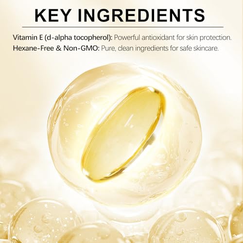 Vitamin E Oil for Skin 75,000 IU ? 2 Pack Vitamin E for Face, Hair, Scars, Nails, Ultra-Hydrating Body Oil for Dry Skin Wrinkles,Cold-Pressed, Non-GMO, Skincare Formula ?2 Fl Oz