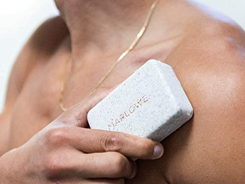 Men's Exfoliating Body Soap Pack - Natural Green Tea Scented Bar 7oz