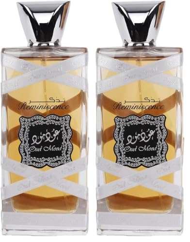 Lattafa Oud Mood Reminiscence Unisex Eau de Parfum Spray 3.4 Fl Oz - Amber Wood Variations