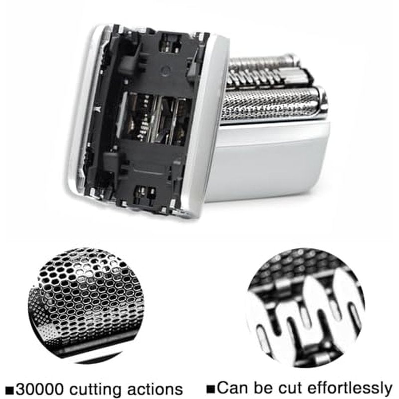 83M Replacement Head Compatible with Braun Series 8 Shaver, 83M Wet&Dry Replacement Shaver Head for Braun S8, Upgrade Foil & Cutter Blade for S8 8577cc 8417s, 2Pack