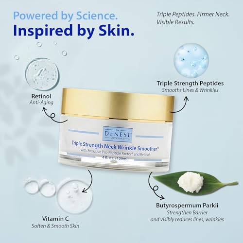 Dr. Denese Triple Strength Neck Wrinkle Smoother - Firming Cream 4oz