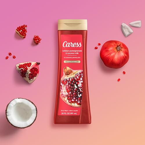 Caress Tahitian Pomegranate & Coconut Milk Body Wash 2-Pack, 20 Fl Oz Each