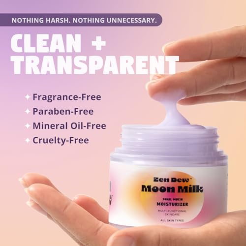 Korean Snail Mucin Moisturizer Gel Cream - 3.52 oz, Brightening & Hydrating