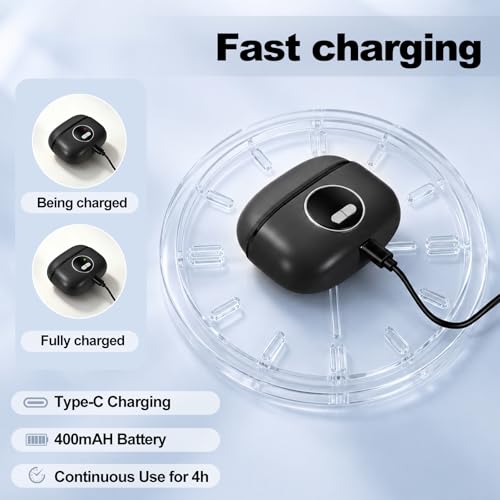 Electric Nail Clippers Trimmer with Storage - Black - Adjustable Speed