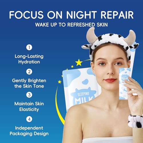 Kids Milk Skin Care Set for Teens Girls Ages 8-12 - Hydrating & Nourishing