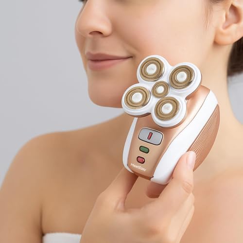 Electric Leg Shaver for Women - Painless Rechargeable Lady Razor