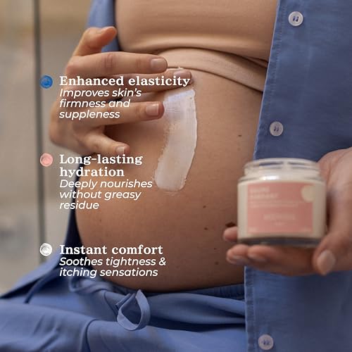 Pregnancy Belly Butter - Natural Firming & Hydrating Cream for Stretch Marks