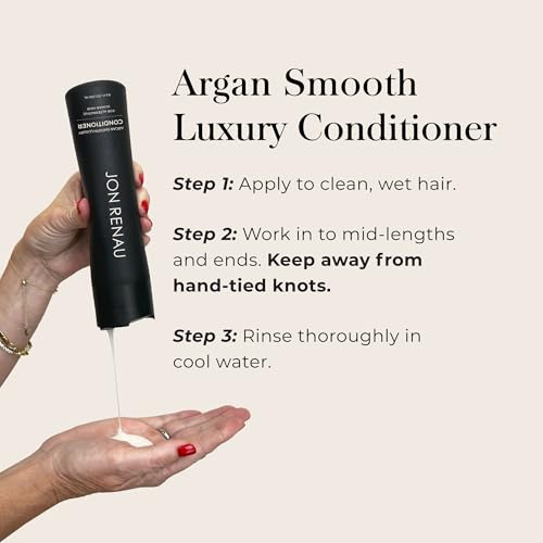 Argan Oil Deep Hydrating Conditioner for Wigs & Toppers - Frizz Control & Shine