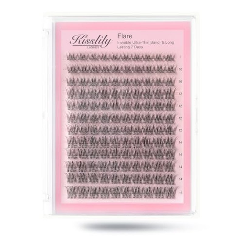Flare Lashes With Invisible Band DiyNatural Eyelash Extension Bond SealEyelash Glue and Lash Remover Beginner FriendlyIndividual Lashes Waterproof and Long lastingMakeup For Girl Cosmetic.