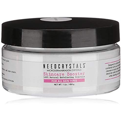 NeedCrystals 16oz Microdermabrasion Crystals Facial Exfoliator for Dull Skin