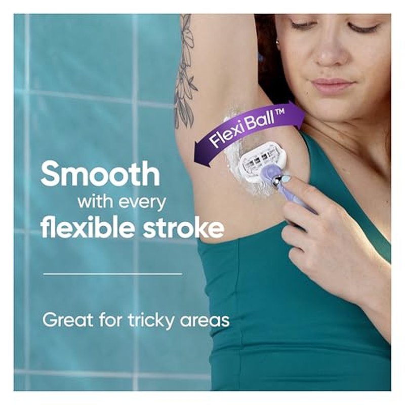 Gillette Venus Deluxe Smooth Swirl Women's Razor Handle + 2 Blade Refills