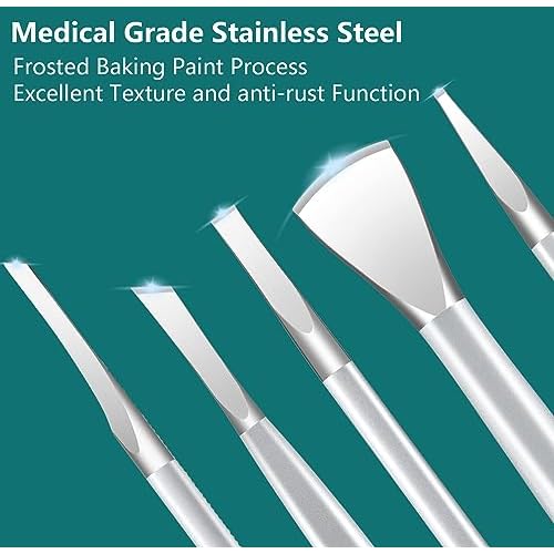 Ingrown Toenail Removal Kit Pedicure Tools for Feet Professional Knife Set Stainless Steel Ingrown Toenail Treatment Calloused Feet Remover Tool (7 Pcs Set)