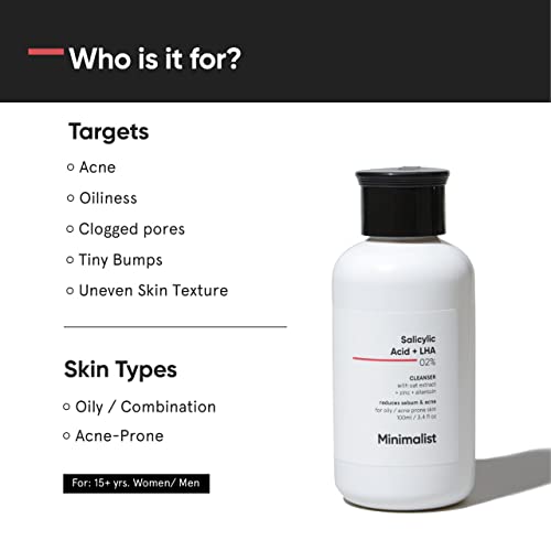 Minimalist Acne Treatment Skincare Kit for Face - Cleanser, Serum & Moisturizer