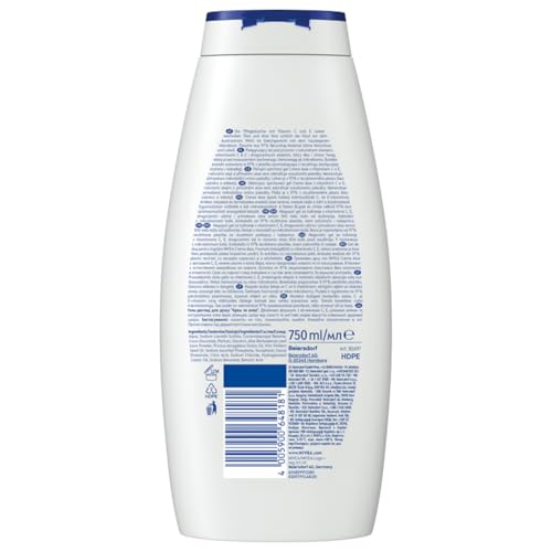 NIVEA Fresh Aloe Gel Shower Cream 750 ml