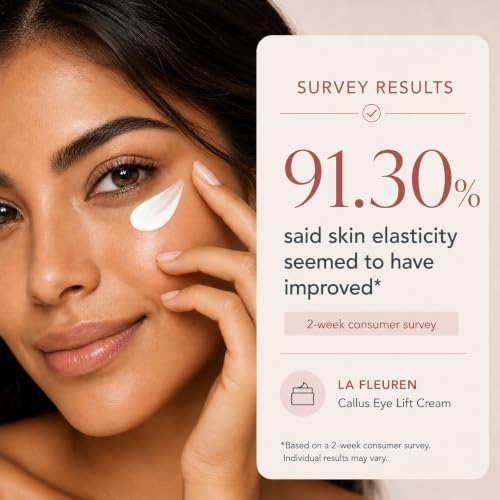 LA FLEUREN Plant Callus Eye Cream for Fine Lines Puffiness Dark Circles 0.85 oz