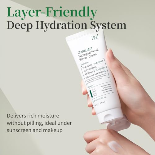 WJ Centelrest Superpanthenol Barrier Face Cream with Niacinamide & Centella, Hydrating Skin Support, 3.38 fl oz