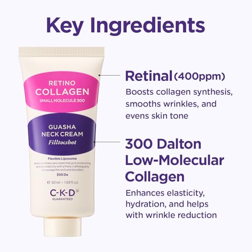 CKD Retinal Collagen Neck Cream Refill 50mL with Gua Sha Roller | Filltocshot