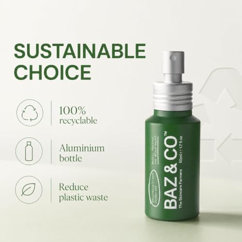 Natural Deodorant Spray for Men - Aluminum-Free, Long-Lasting Odour Protection with Witch Hazel & Vetiver - 50ml