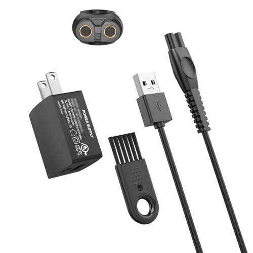 Superer 5V Fast Charger for Philips Norelco One Blade 360 QP2724 QP2834, Wet&Dry Series 2000 2400, MG7910 MG5910 MG9510 MG9520 MG9525, QP4631 QP6552 QP1924 QP6542 QP1324 QP4530 for Phillips Shaver