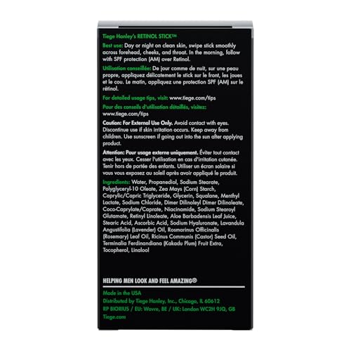 Men's Retinol Face & Eye Stick - Anti-Aging Serum for Wrinkles and Fine Lines