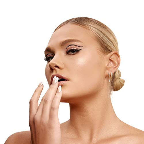 Black Retractable Eyeliner Pencil - Long Lasting 16-Hour Wear, Vegan, Smudge-Proof