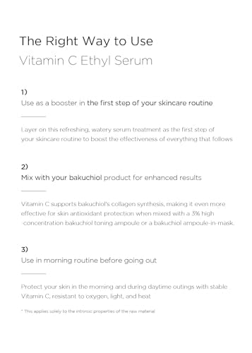 FINDIVE Vitamin C Ethyl 10% Serum for Dark Spots & Anti-Aging - Hydrating Face Treatment