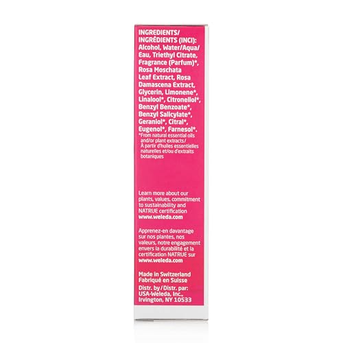 Weleda Wild Rose 24H Deodorant Spray Pack of 2 - Natural Floral Freshness
