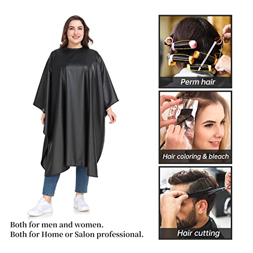 Chemical Hairdressing Capes for Salon Styling & Coloring - Water & Chemical Proof, Snaps, All-Purpose