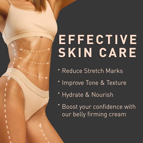 Belly Firming Cream for Cellulite & Stretch Marks - Hydrating Body Lotion for Women & Men