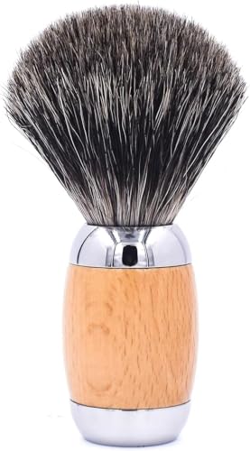 Premium Mixed Badger Shaving Brush 22mm Knot with Beechwood Handle
