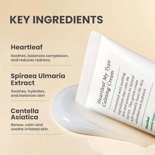 Calming Face Moisturizer with Heartleaf Extract - Soothing, Hydrating, Vegan Korean Skin Care