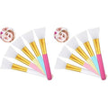 30 Pieces Silicone Face Mask Brushes Soft Silicone Facial Mud Applicator Clay Tools Face Mask Beauty Tools for Sleeping Mask, Mud Mask, Hairless Body Lotion and Body Butter, 5 Colors (Pack of 2)